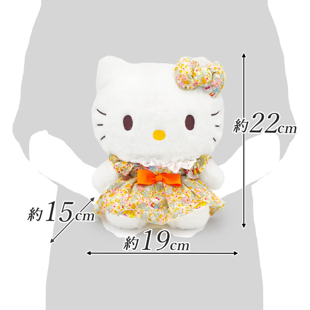 ハローキティ ぬいぐるみ「リバティ・ファブリックス×ハローキティ S