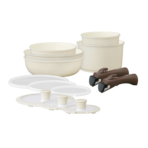 IRIS OHYAMA（アイリスオーヤマ） フライパンセット IH 13点セット