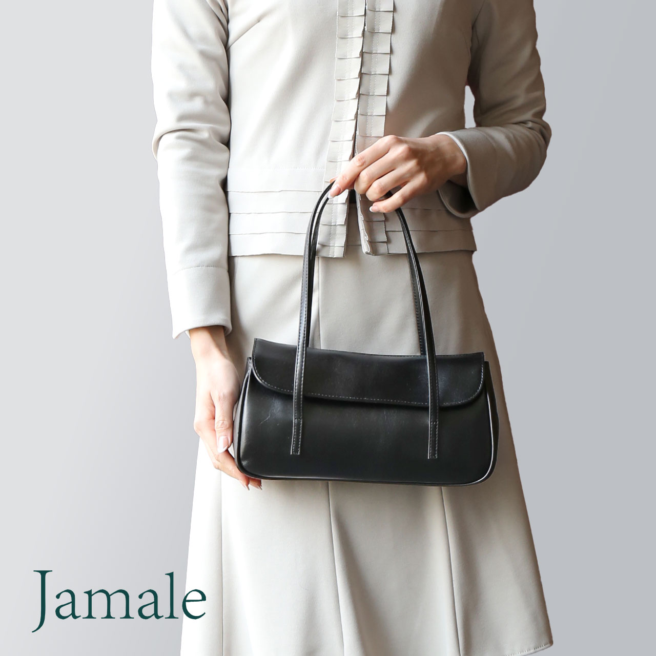 Jamale（ジャマレ） ＜爆買＞フォーマル 黒 牛革 ブラック フォーマル