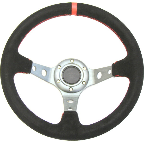 KTS ステアリング ディープコーンステアリング 32φ スウェード レザー