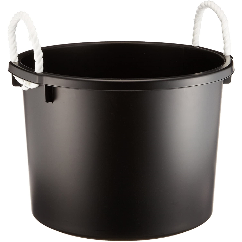 平和工業 万能容器 30L 黒 ブラック プラスチック樹脂製（タライ