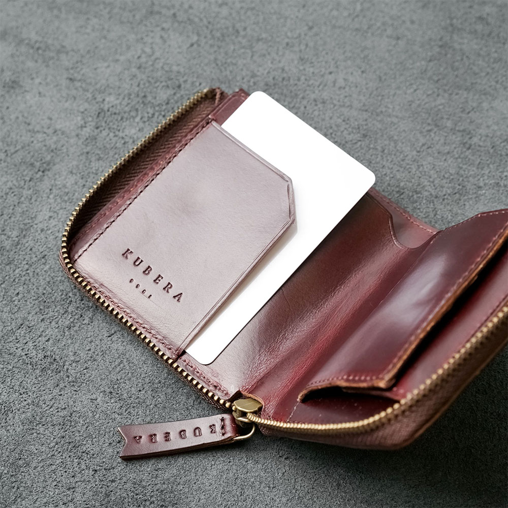 KUBERA9981 クベラ998 ミニ財布 L字ファスナー 二つ折り財布 財布 二