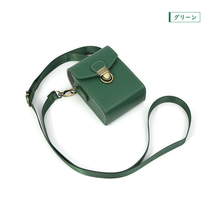 KC-ZM08 ケース カバー ショルダーストラップ付き PUレザー レディース