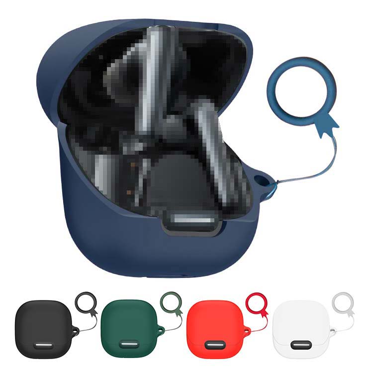 Anker Soundcore Liberty 4 NC ケース シリコン シンプル 紐