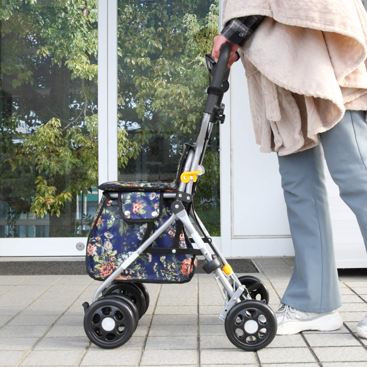 マキテック シルバーカー ミドルタイプ ルーク 幅広ハンドル