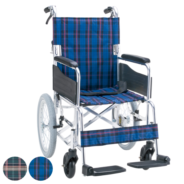 車いす 介助式 背折れタイプ 座面幅38cm 非課税 （ 車椅子 車イス 介護