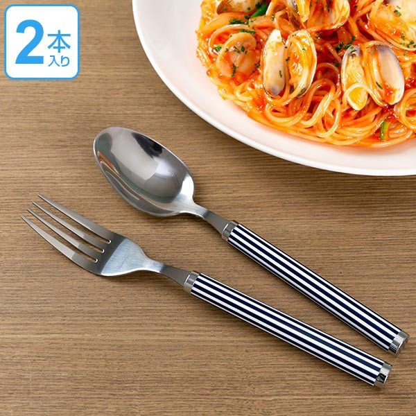 パール金属 スプーン フォーク 大 セット 2本入り ステンレス