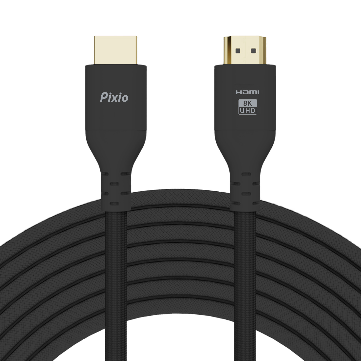Pixio HDMIケーブル 3m 4K 8K 白 ホワイト hdmi 2.1 ケーブル タイプB