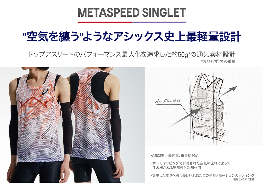 ASICS（アシックス） （メンズ）METASPEED シングレット ランニング