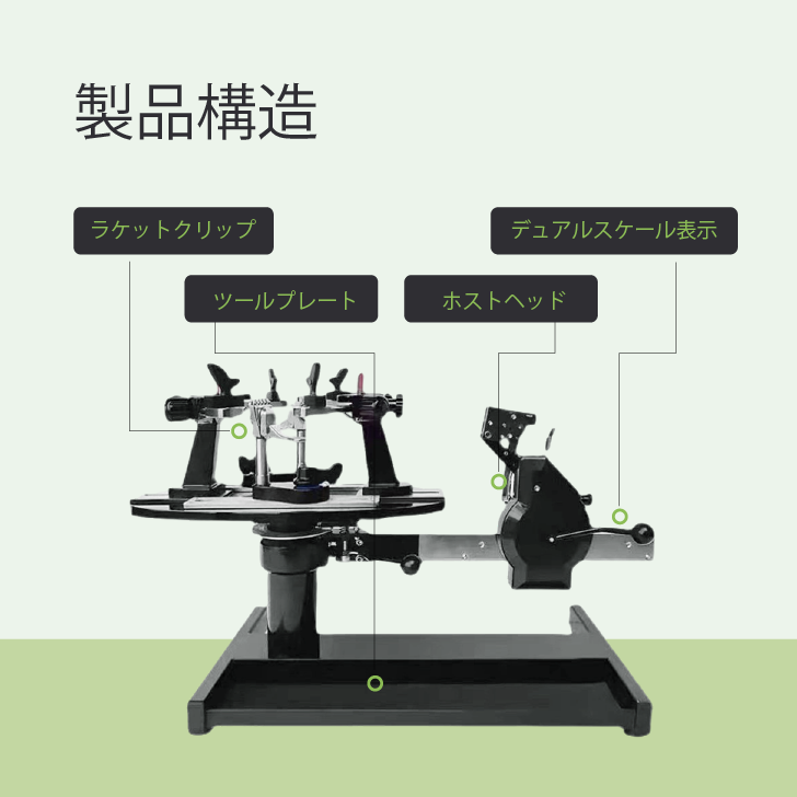 手動ストリングマシン ガット張り機 バドミントン テニス 両用 ガット