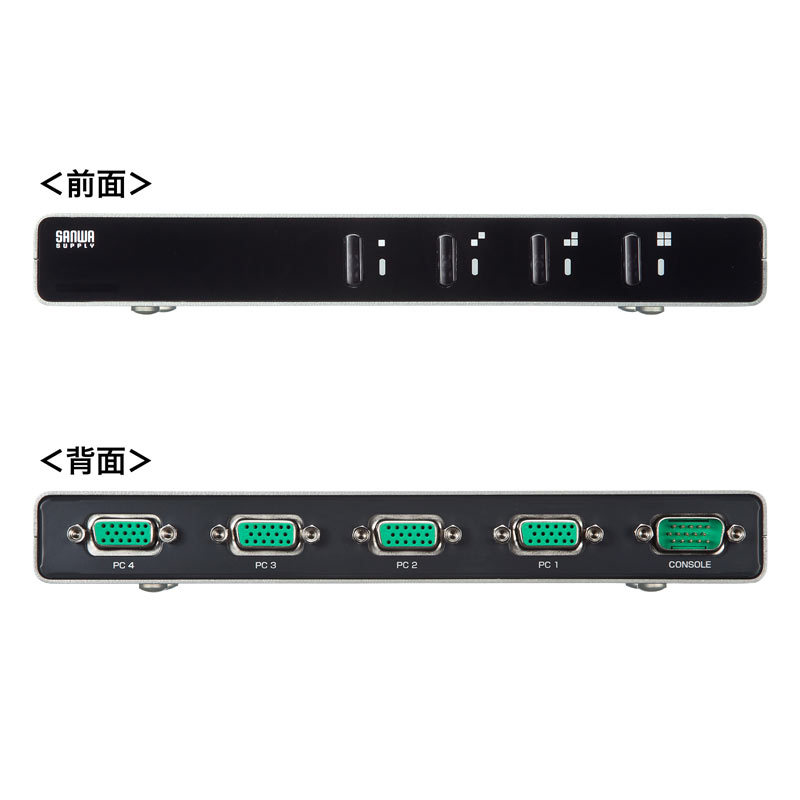 SANWA SUPPLY（サンワサプライ） パソコン自動切替器 4:1（SW-KVM4LUN2