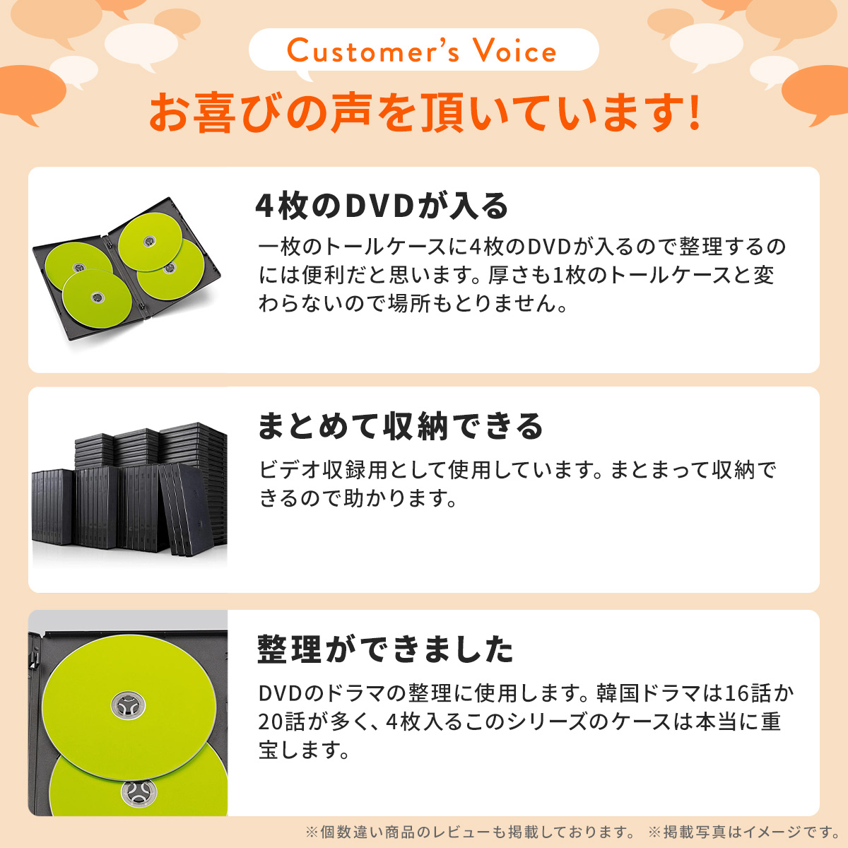 SANWA SUPPLY（サンワサプライ） DVDケース トールケース 4枚収納 100