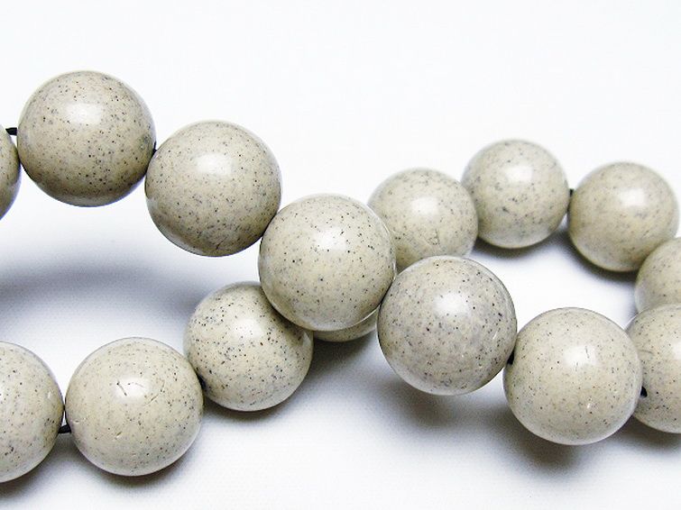 台湾産 北投石 天然ラジウム効果 ブレスレット 14mm [t538-2438]