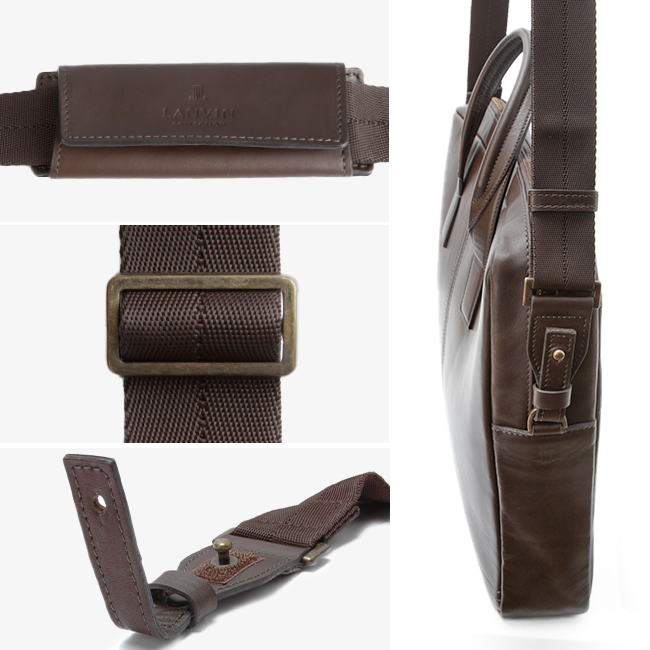 ランバン コレクション サントル ブリーフケース LANVIN COLLECTION