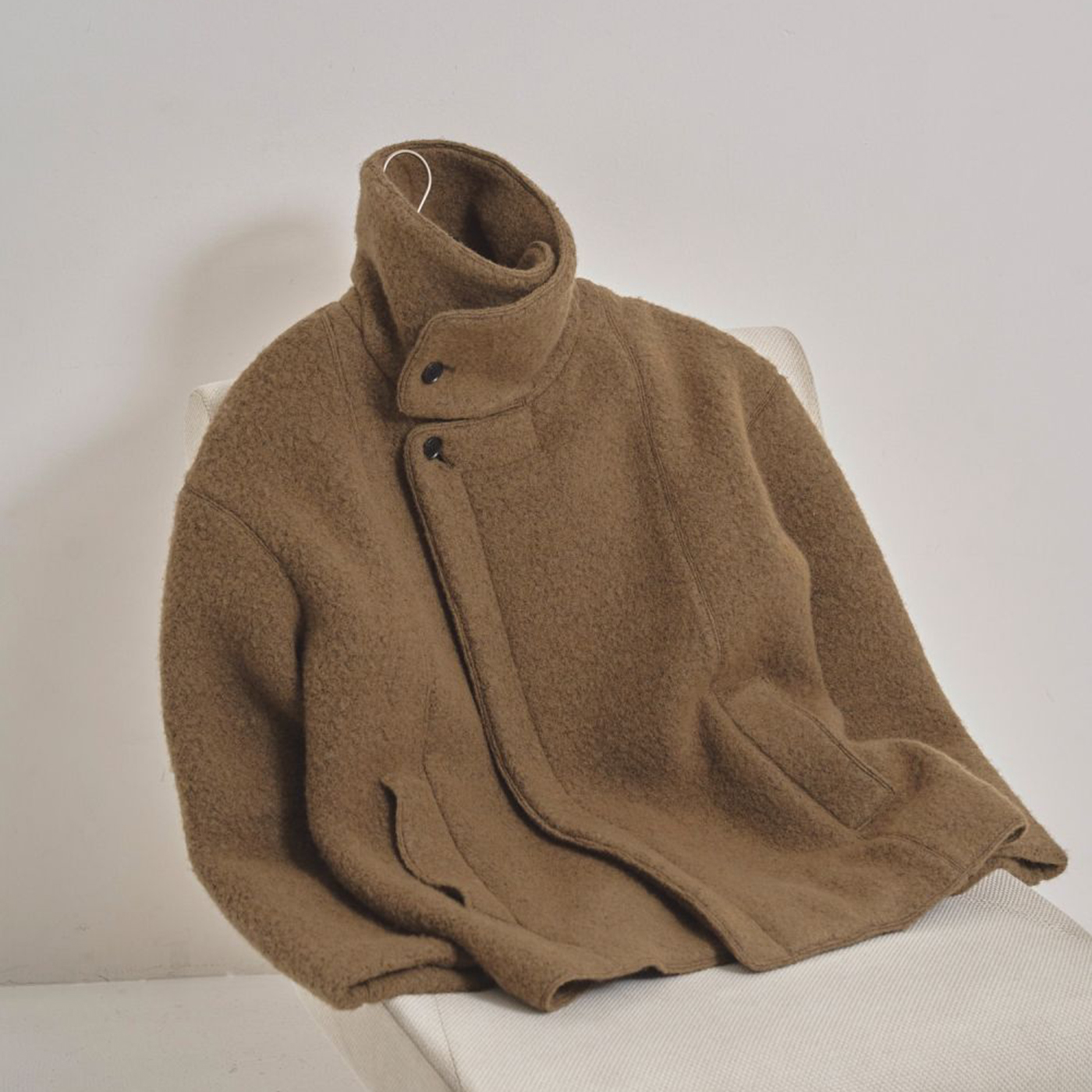 TODAYFUL トゥデイフル Standcollar Boucle Jacket スタンドカラー