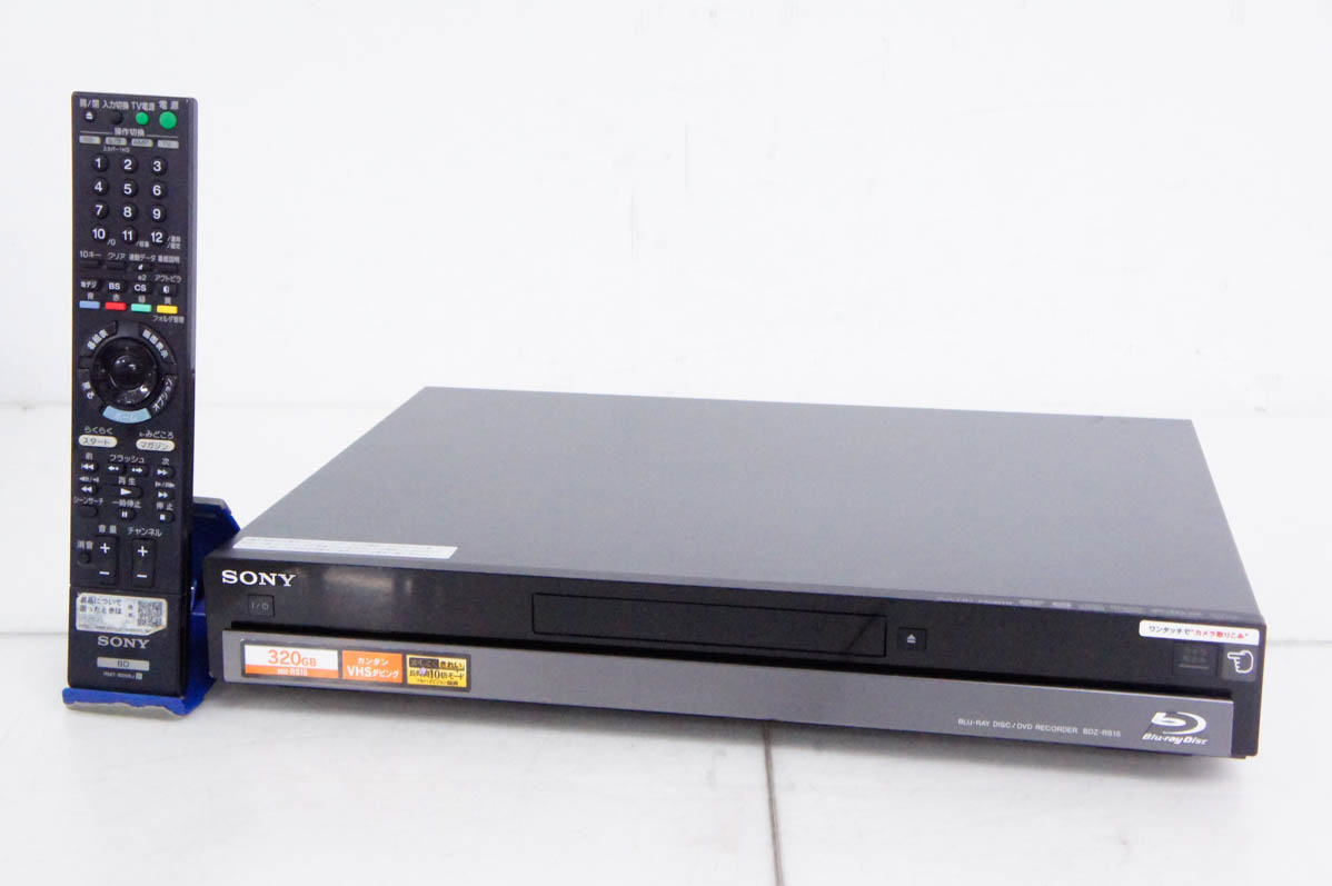中古 SONYソニー ブルーレイディスク/DVDレコーダー HDD320GB BDZ-RS15