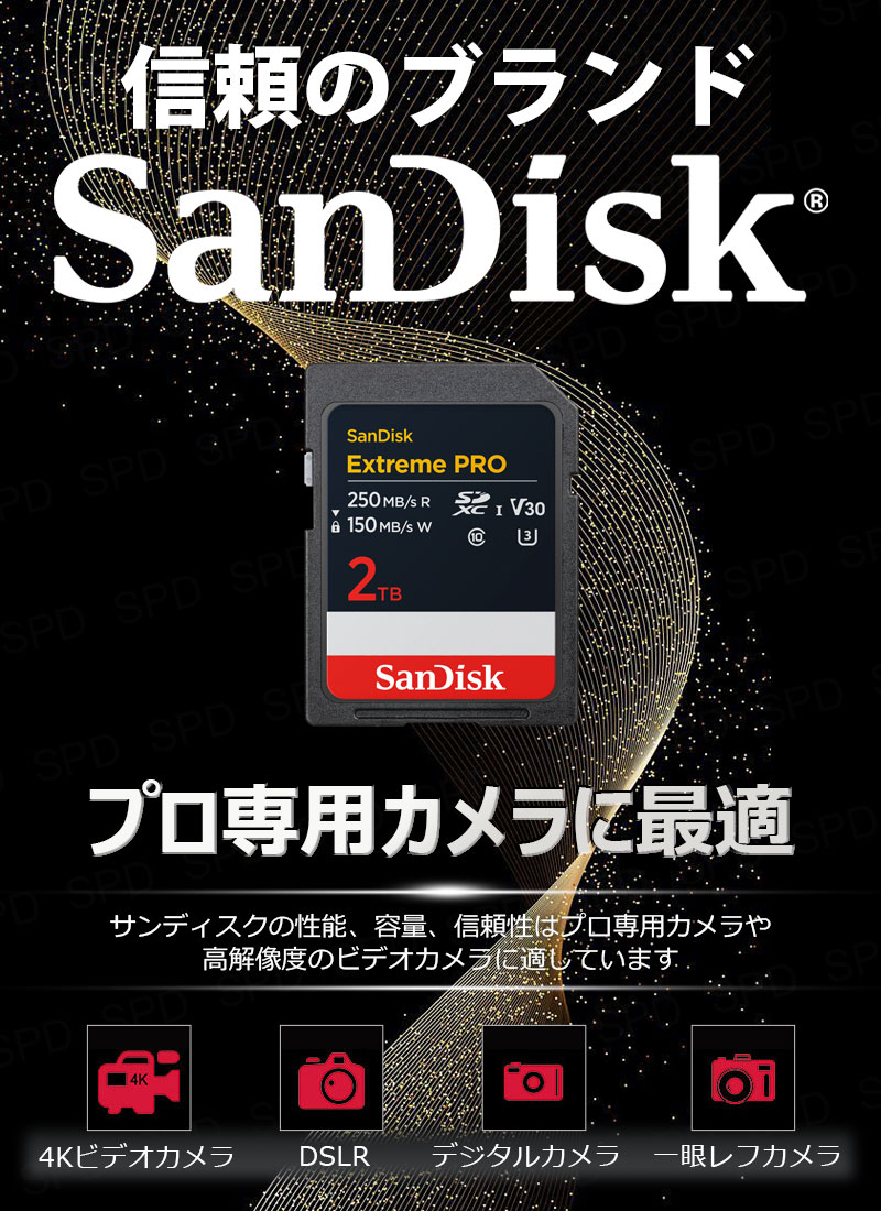 SanDisk（サンディスク） SDXCカード 2TB SDカード SanDisk Extreme
