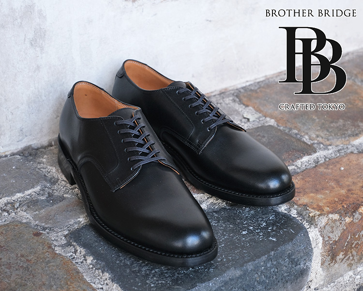 BROTHER BRIDGE ブラザーブリッジ NEIL ニール VINTAGE BLK / CALF