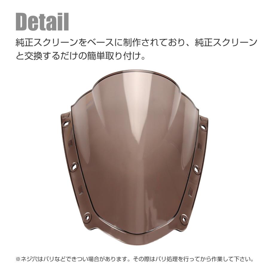 Ninja ZX-10R 21-25 ダブルバブル レーシングスクリーン スモーク