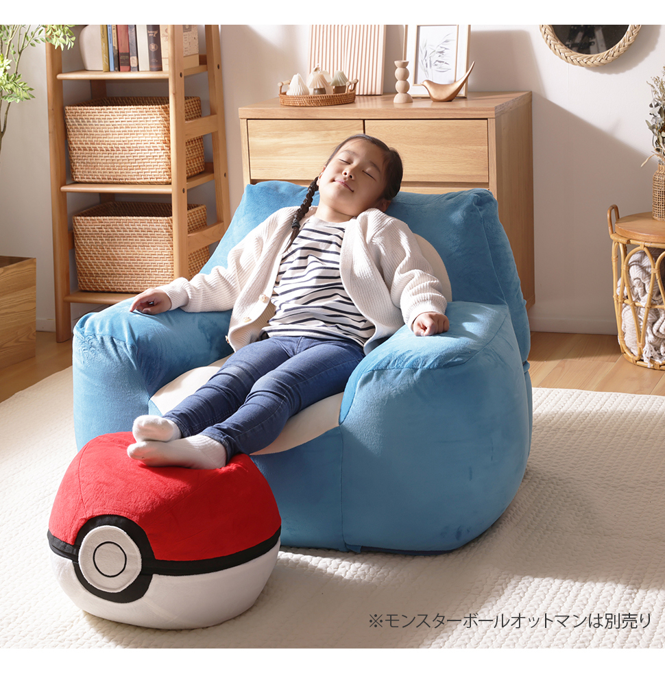 Pokemon（ポケモン） ソファー 一人掛け ソファ カビゴン ローソファー