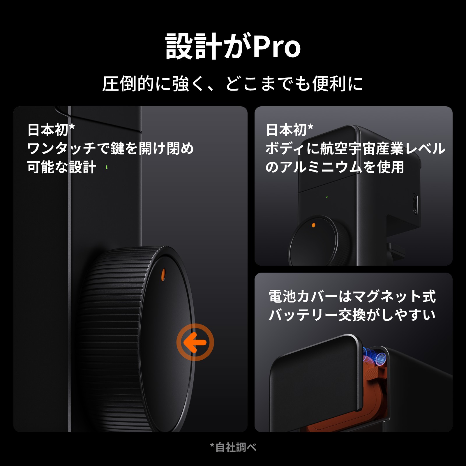 switchbot スマートロックPro(2個) 指紋認証パッド(1個) セット
