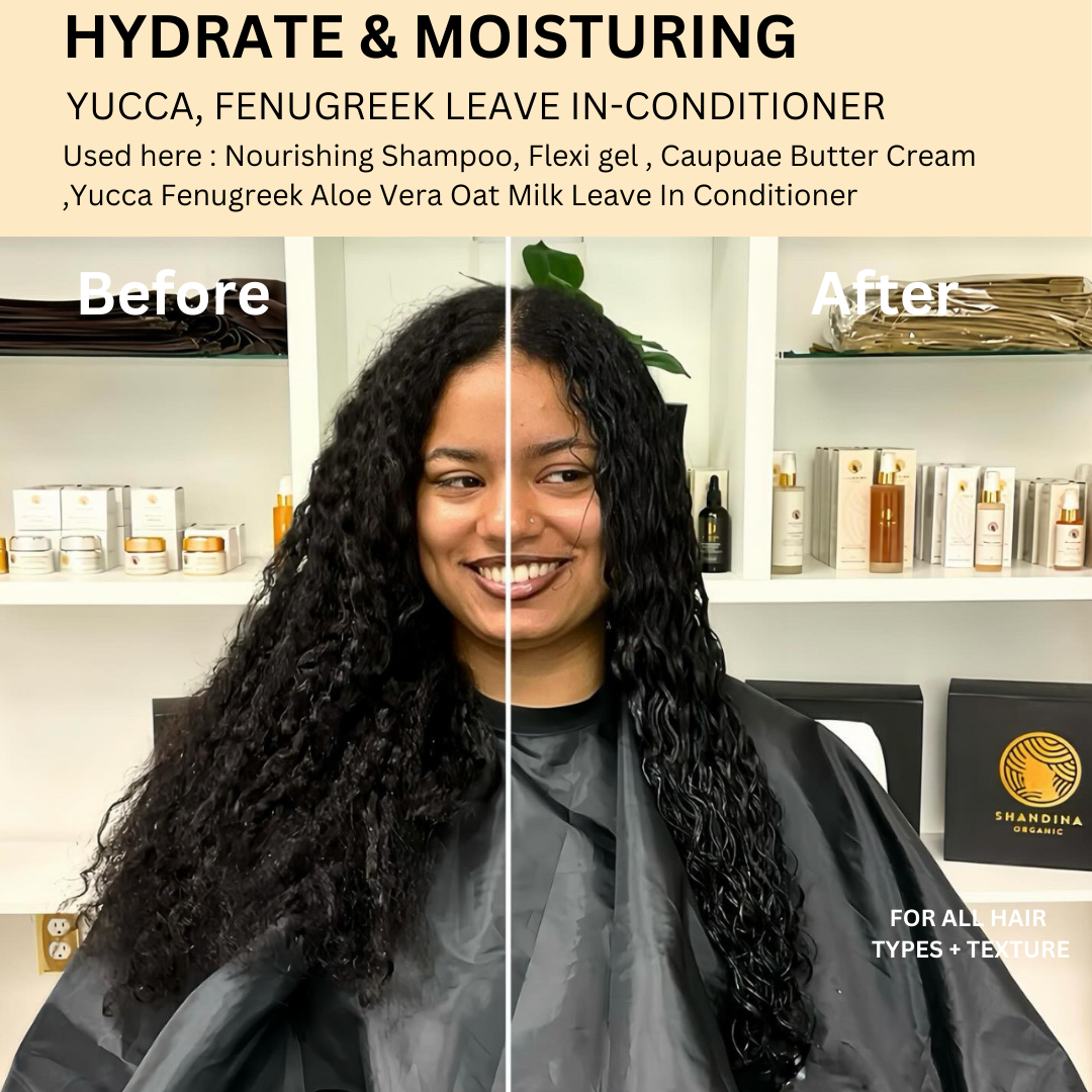 Yucca , Fenugreek, Aloe Vera & Oat Leave in Conditioner – Shandina