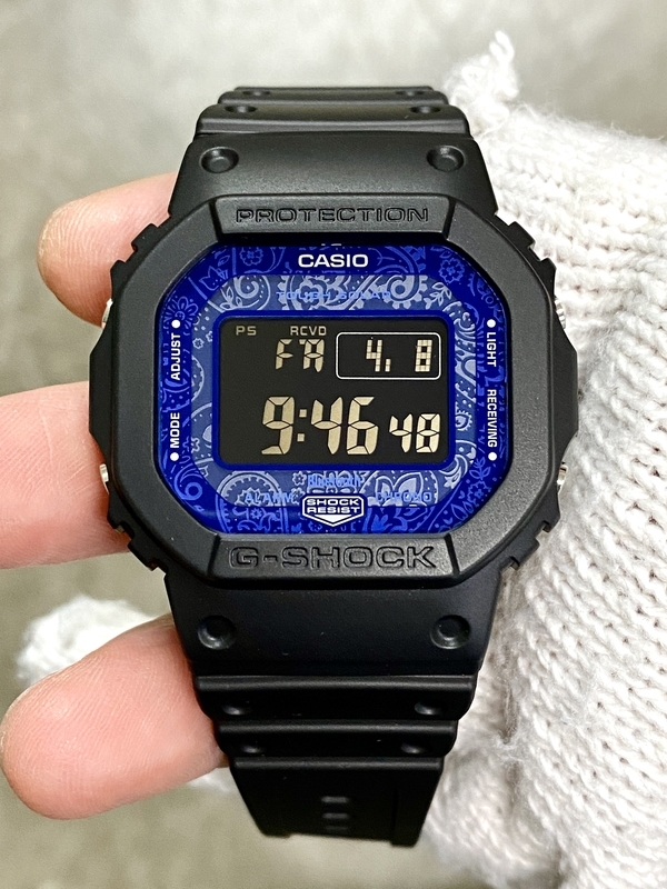 ブルー【GW-B5600BP-1JF】ペイズリー | 欲しいっなかいしうブログ