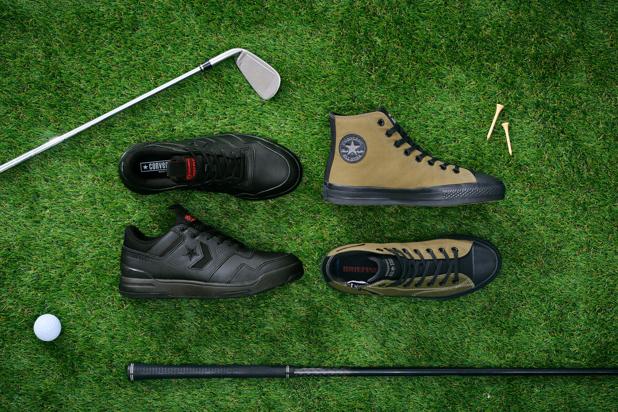 コンバース」×「ブリーフィング ゴルフ」のコラボモデル第2弾が登場