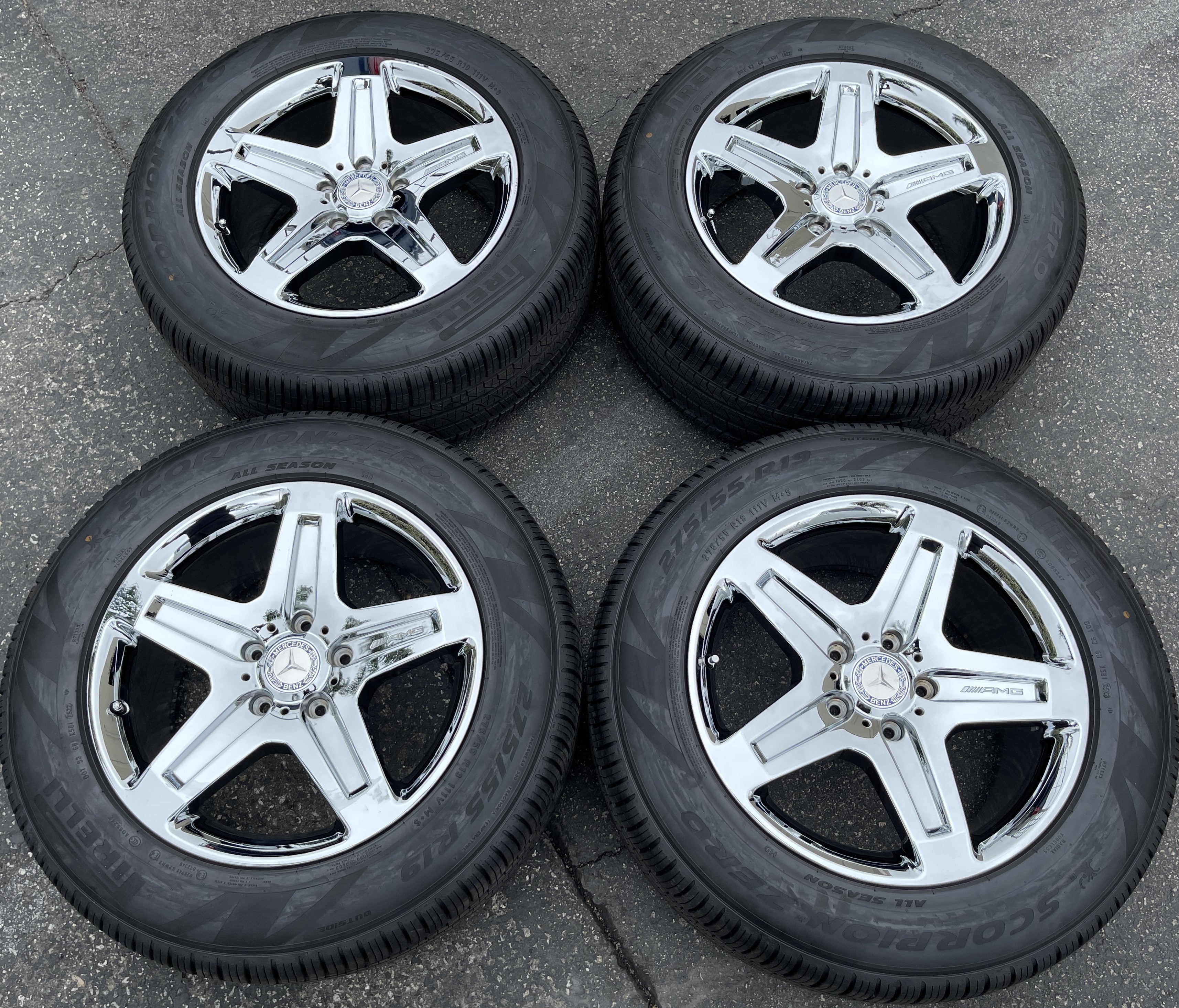 Sold MBZ G550 G63 G55 Factory 19 Wheels Tires Rims OEM AMG