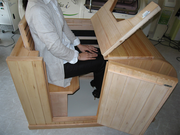 半身浴サウナ「ナチュラルスパ ハーフ」遠赤外線半身浴 遠赤外線サウナ