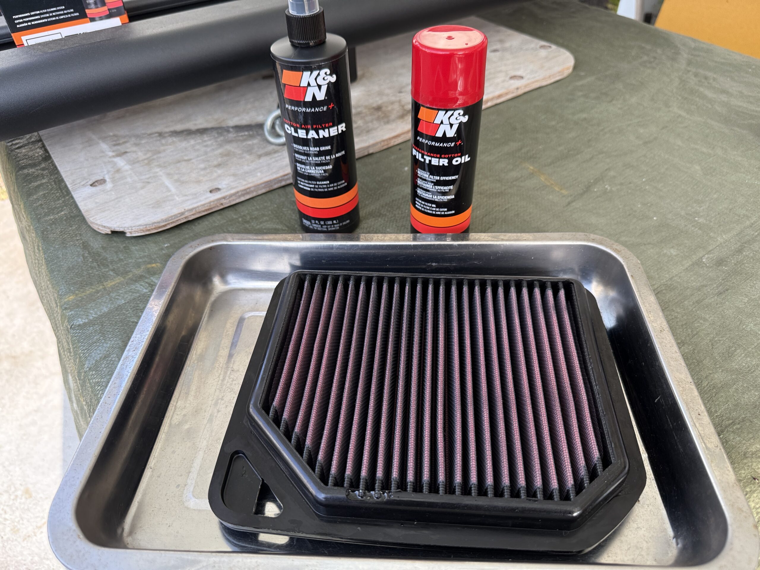ジムニーJB64のK＆Nのエアフィルターを洗浄！メンテナンス・洗浄頻度は