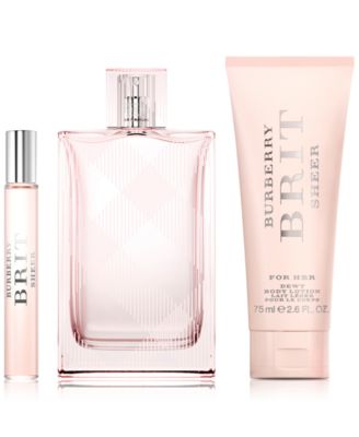Burberry 3-Pc. Brit Sheer For Her Gift Set - Macy's