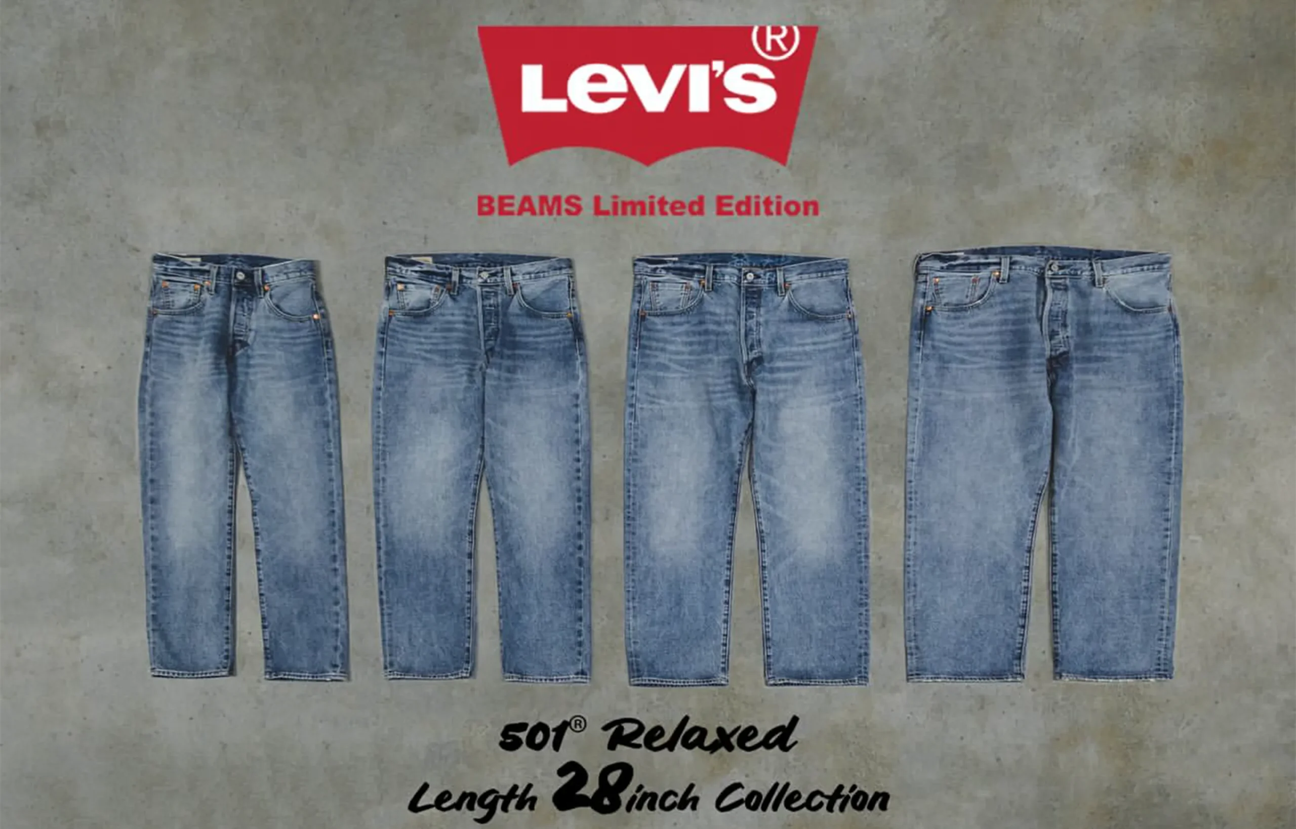 Exclusive Levi's® 501® RELAXED x BEAMS [6th February] | SNKRDUNK
