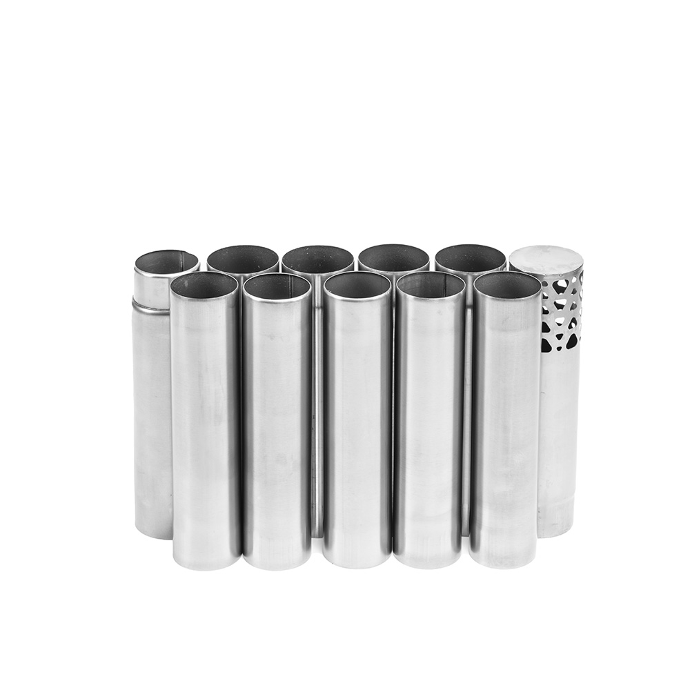 チタン煙突セット 入れ子式煙突 | Φ70mm - 76mm 可変式 着脱式 筒型