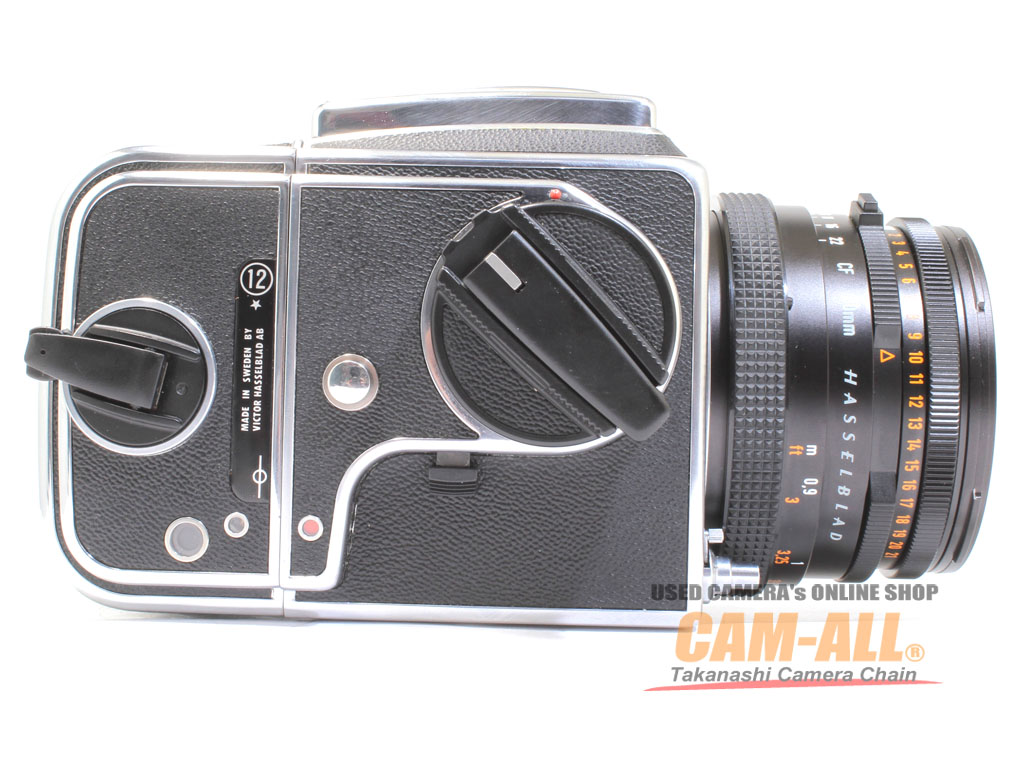 中古 ハッセルブラッド 500CM + CF80mm F2.8 + A-12 II型付き 程度：A