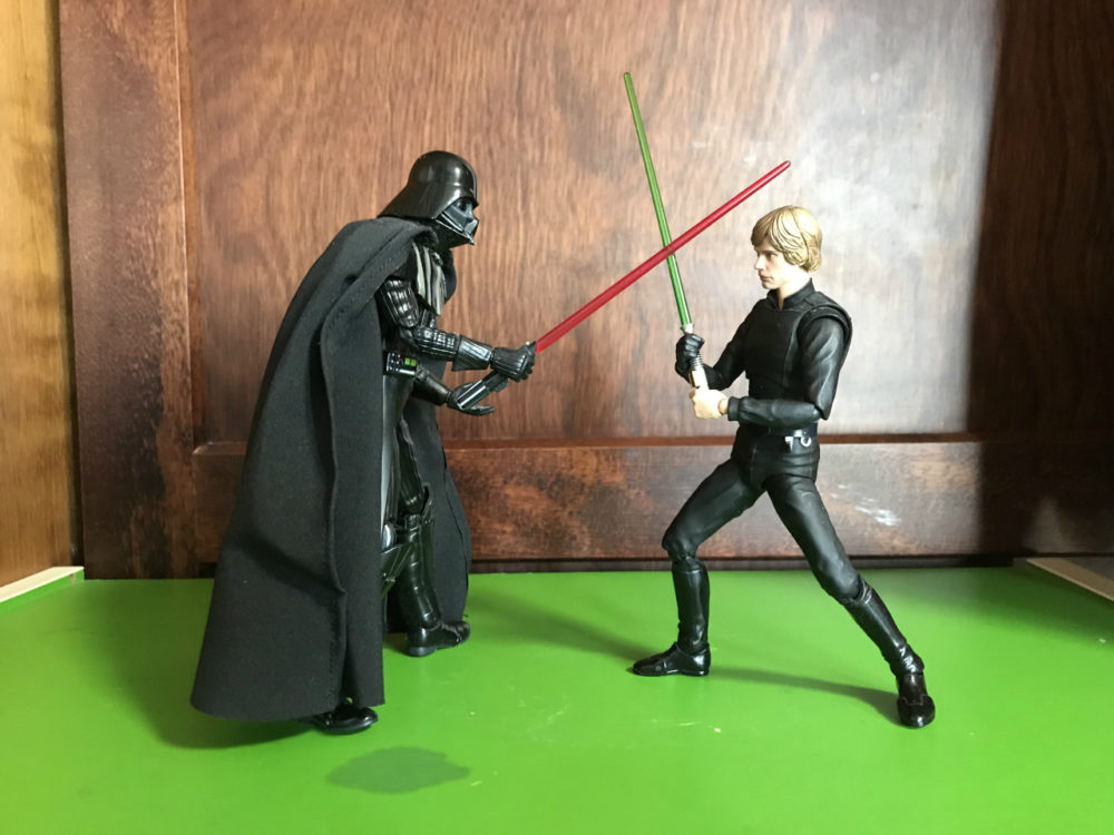 ダース・ベイダー、ヨーダ、ルーク・スカイウォーカー フィギュア3点