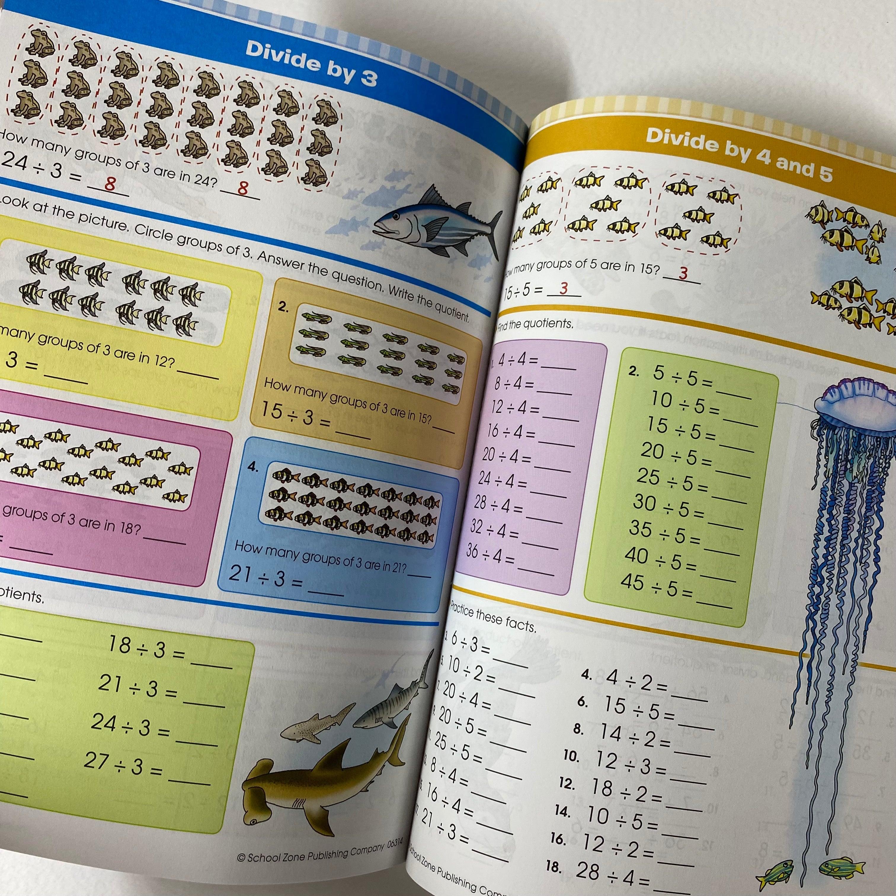 School Zone Big Third Grade Workbook Ages 8-9