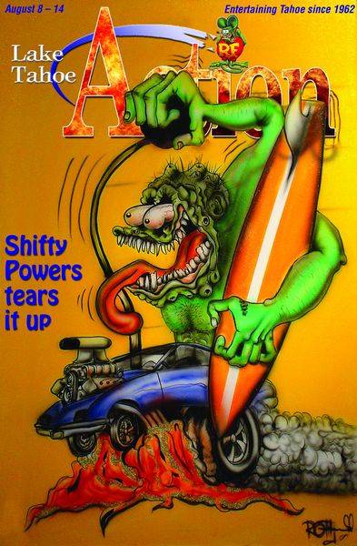 Big Daddy's son exhibits hot rod art at Galerie Blu'u