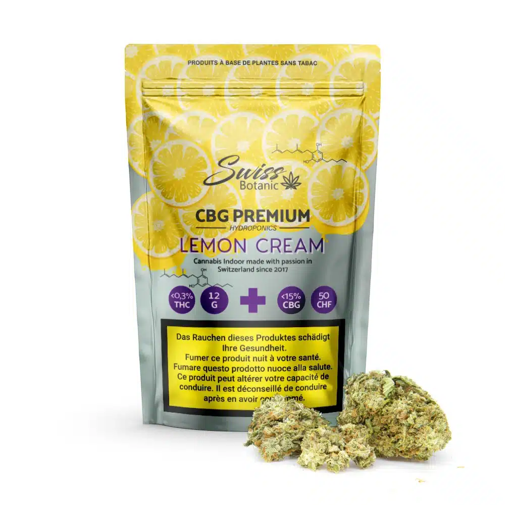 CBG flowers indoor Lemon Cream - Swiss Botanic