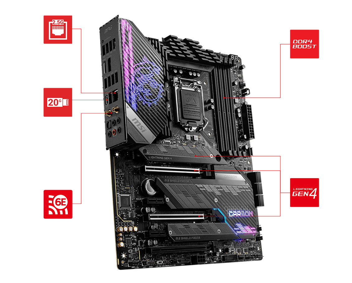 MPG Z590 GAMING CARBON WIFI