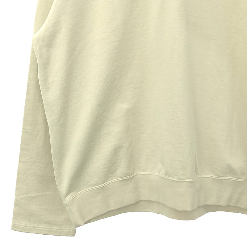 Compact Terry Roll Up Sleeve Half Zip / ハーフジップ スウェット