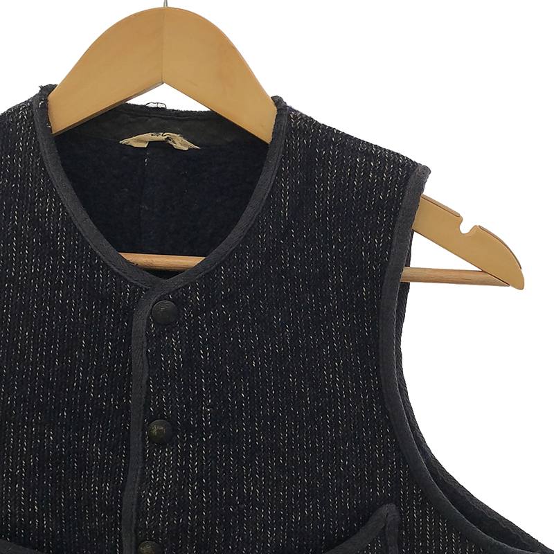 50s〜60s ヴィンテージ ごま塩 裏ボア ビーチクロス ベスト | ブランド