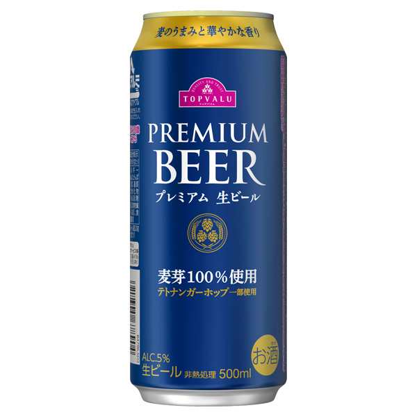 プレミアム生ビール -イオンのプライベートブランド TOPVALU(トップ
