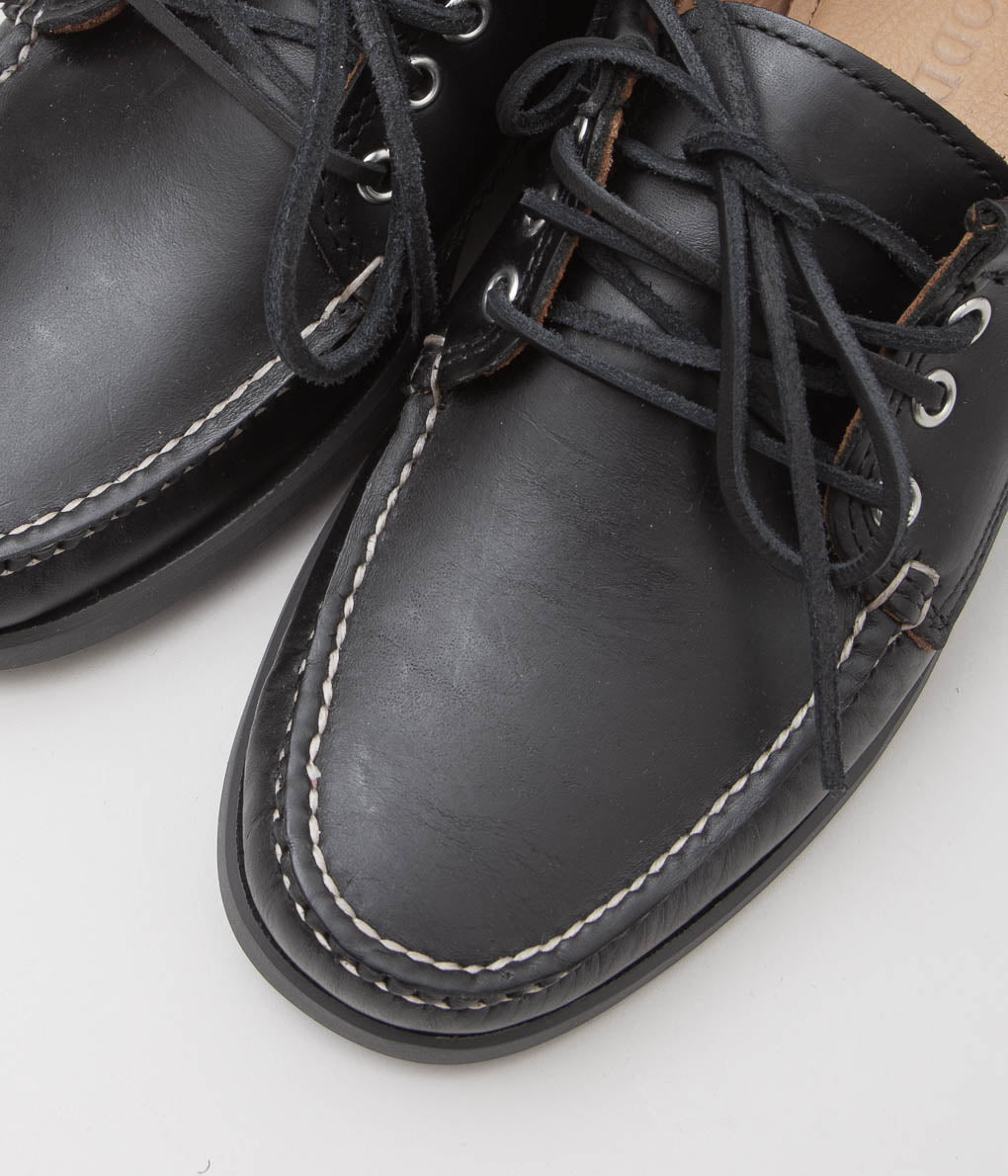 QUODDY TRAIL MOCCASIN ''BLUCHER'' (BLACK) – THE STORE BY MAIDENS