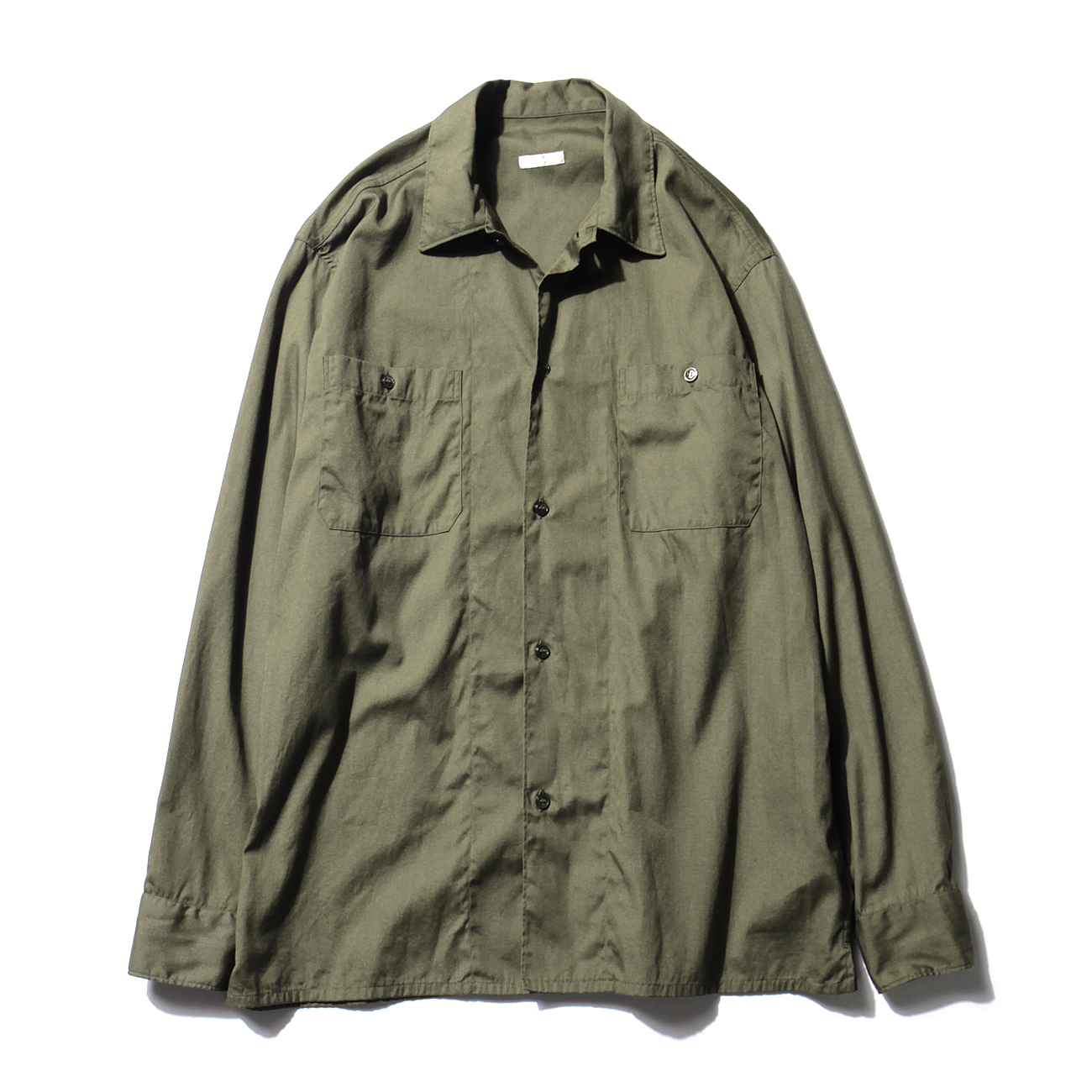 COMOLI / コモリ | オープンカラーシャツ - Olive | 通販 - 正規取扱店