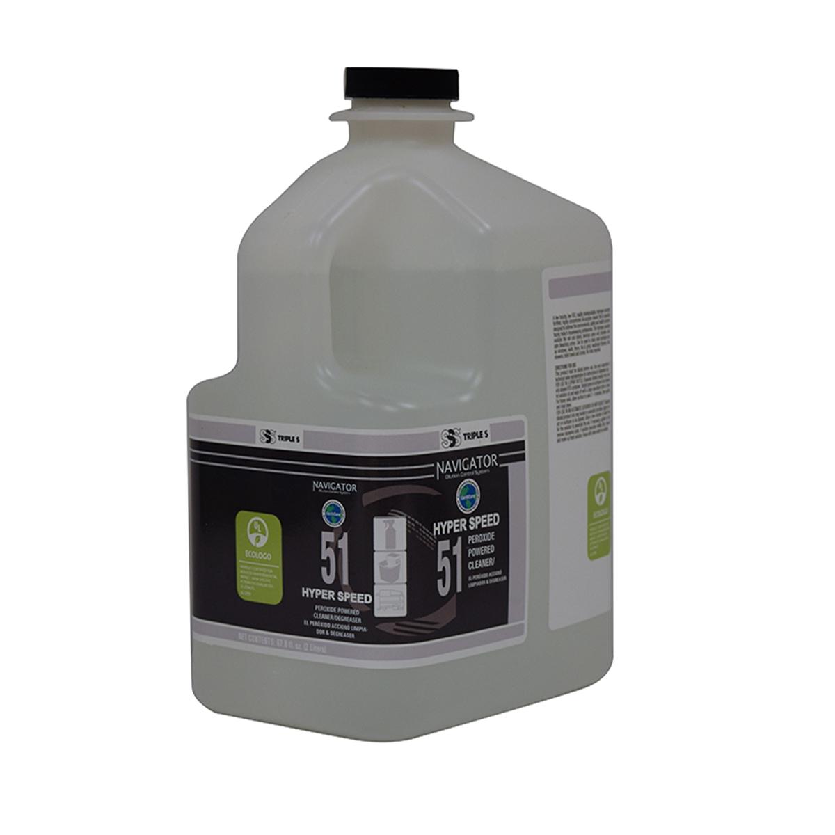 SSS Navigator #51 Hyper Speed Peroxide Cleaner/Degreaser, 2/2Ltr