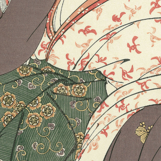 Kitagawa Utamaro（喜多川歌麿） 喜多川歌麿「当時全盛美人揃 玉屋内小