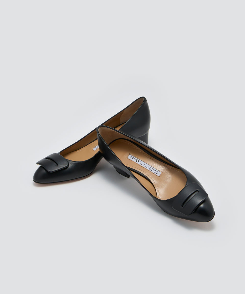PELLICO | アネッリフィッビア パンプス 3.5cm BLACK - アマン