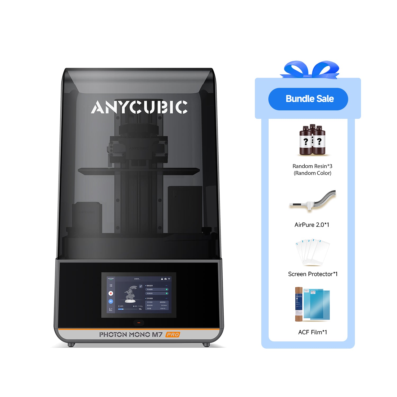 Photon Mono M7 Pro Bundle High-Precision Resin 3D Printer