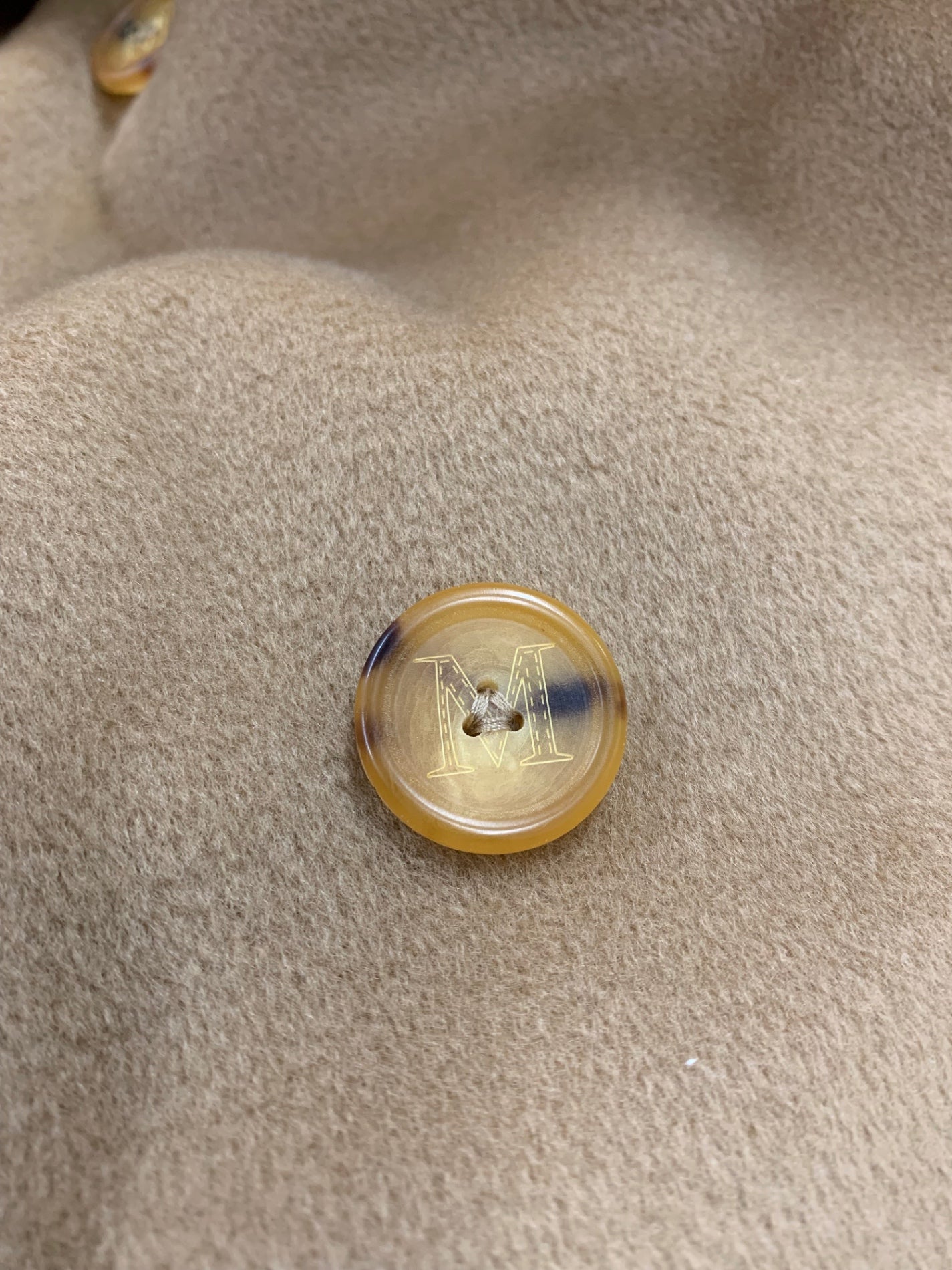 マックスマーラ コート 42 キャメル カシミヤ混 白タグ 50周年限定